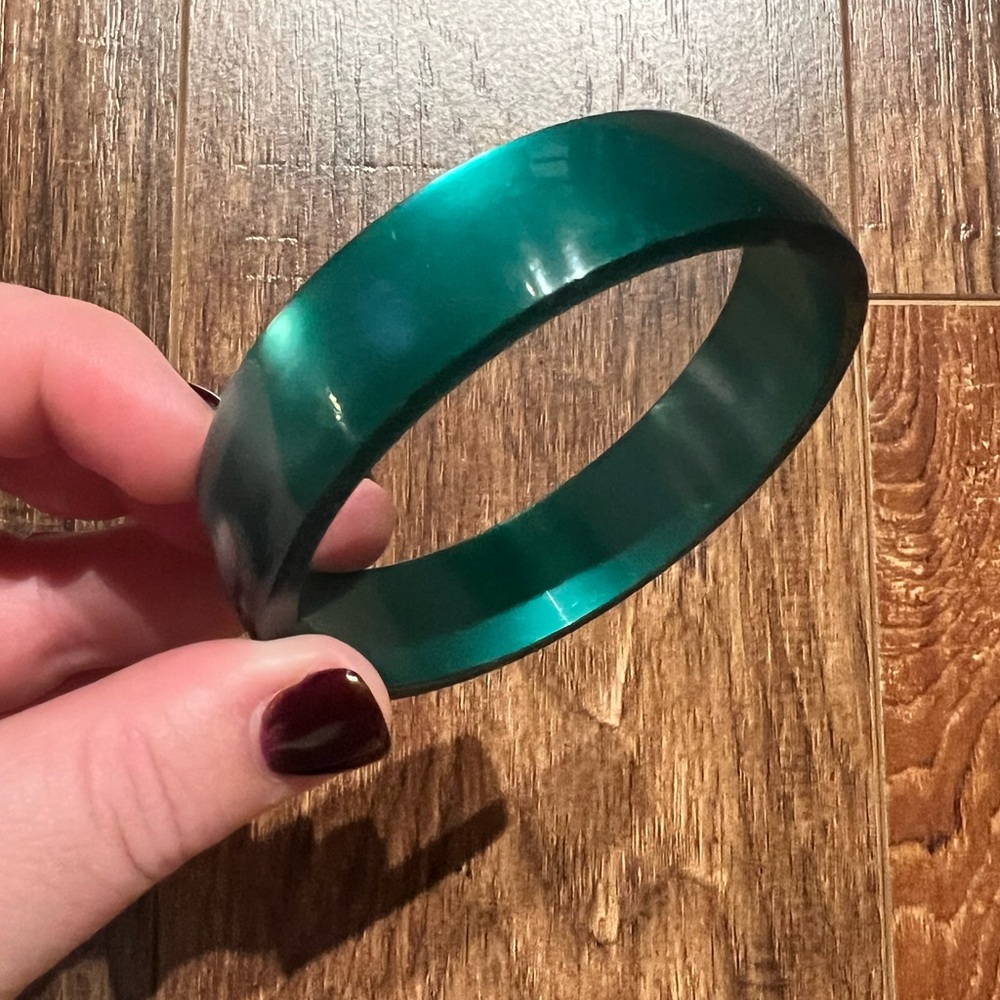 Teal Bangle Bracelet